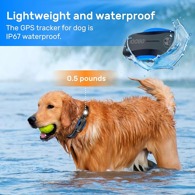 DBDD Dog GPS Tracker, Smart Waterproof Tracker - Image 7