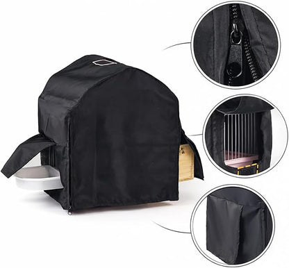 Bird Cage Cover Blackout for Good Night, 11.6 x 8.6 x 15.7 in Dustproof - Image 3