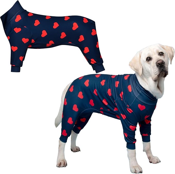 Spark Paws Dog Pajama, Dog Recovery Suit Male, Ultra-Soft and 4-Way Stretch by SparkPaws