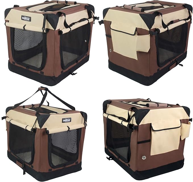 EliteField 4-Door Folding Soft Dog Crate - Image 5