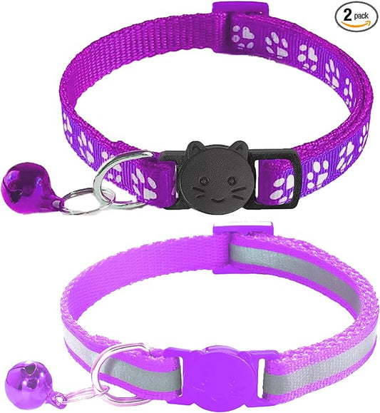 2 Pack Breakaway Cat Collars by Unknown