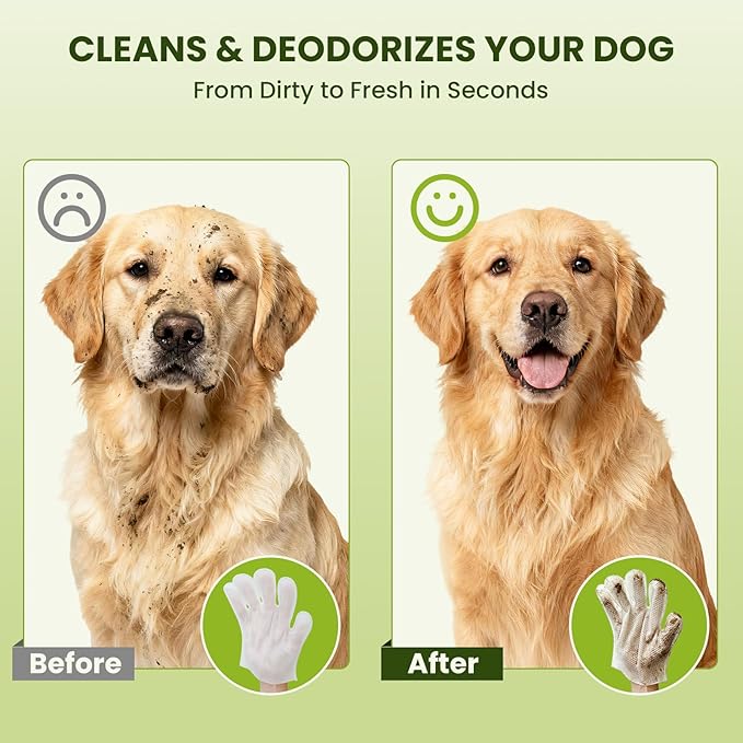 12PCS Hypoallergenic Pet Glove Wipes - Image 4