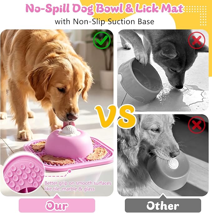 Slow Feeder Dog Bowls & Lick Mat - Image 5