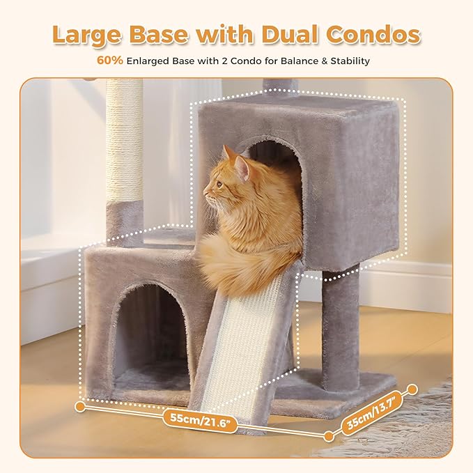 PAWZ Road Cat Tree, 35 Inches Cat Tower - Image 4