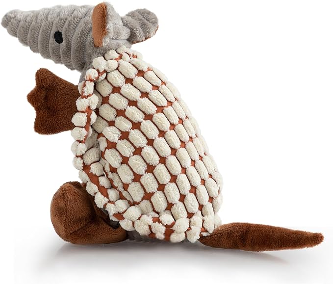 Hollypet Plush Dog Squeaky Toy Stuffed Armadillo Animal Pet Puppy Chew Toys by Hollypet
