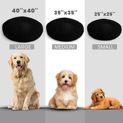 Muddy Mat® Cloud K-9 Bed for Dogs & Cats, Soft & Relaxing Donut Dog Bed - Image 4