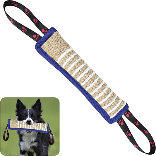 ToLanbbt Dog Tug Toy Dog Bite Jute Pillow Pull Toy by ToLanbbt