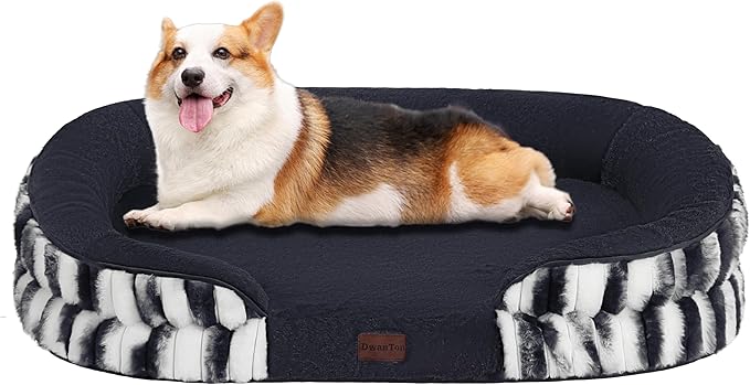 Dwanton Orthopedic Dog Bed for Medium Dogs by DWANTON