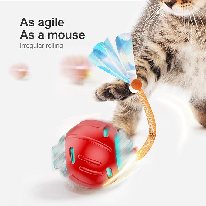 Jkanti Interactive Cat Toys for Indoor Cats, The 3rd Generation Agile Moving - Image 2