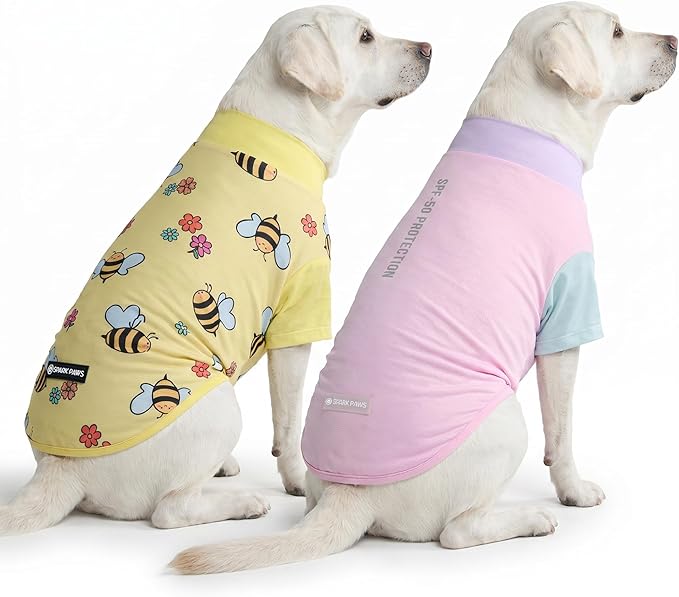 Spark Paws Sunblock Dog T-Shirt, SPF30 Protection, Lightweight Breathable Quick by SparkPaws