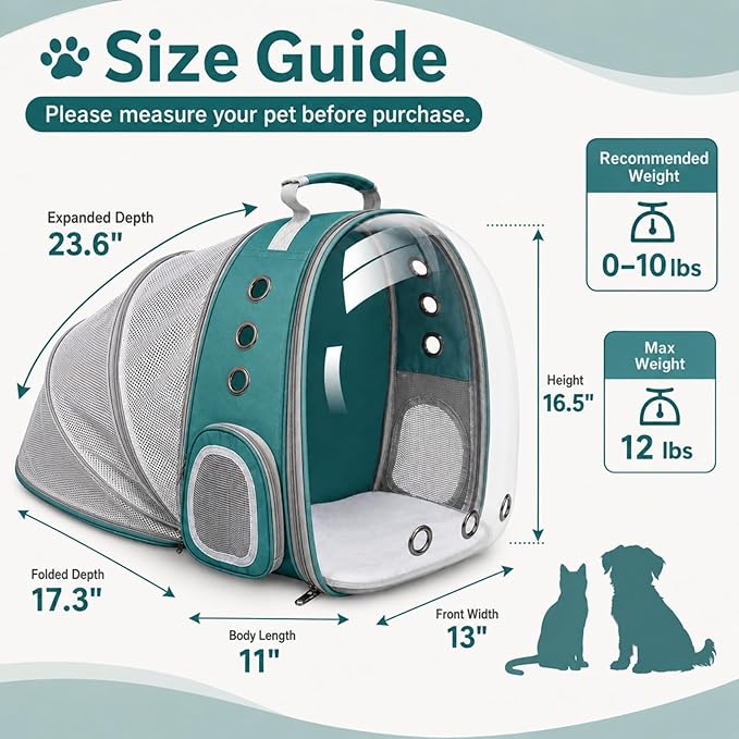 Expandable Cat Carrier Backpack - Image 2