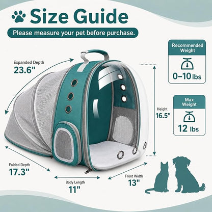 Expandable Cat Carrier Backpack - Image 2