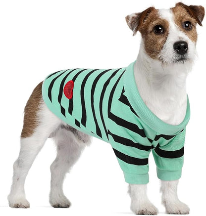 Dog Shirts for Large Dogs, Striped T-Shirts Dog Vest Pet Apparel Tee Shirts by PREFERHOUSE