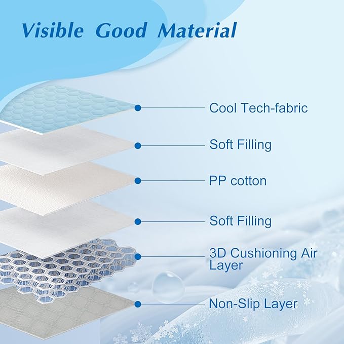 Cooling Mat for Dogs, Thick Breathable Dog Cooling Mat Q-MAX>0.45, Dog Cooling - Image 10