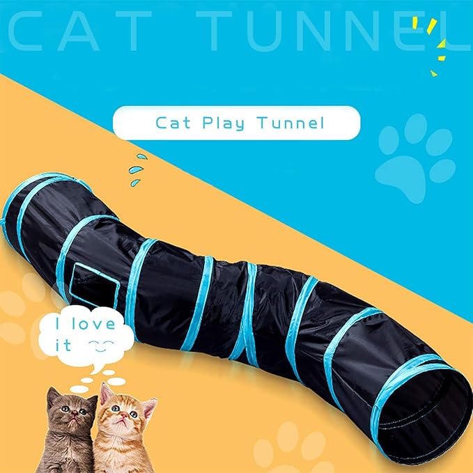 iCAGY Cat Tunnel for Indoor Cats Interactive, Rabbit Tunnel Toys, Pet Toys Play - Image 5