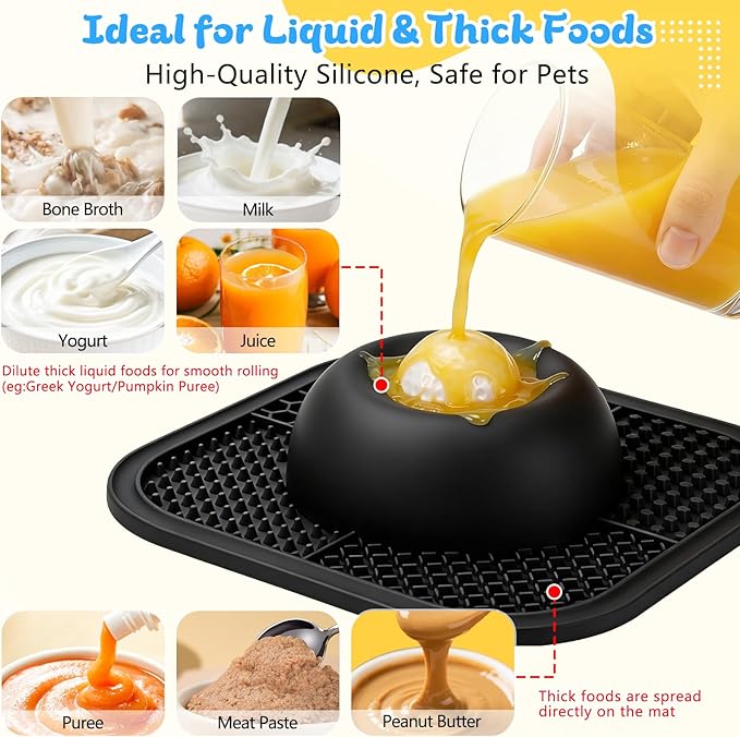 Slow Feeder Dog Bowls & Lick Mat - Image 3