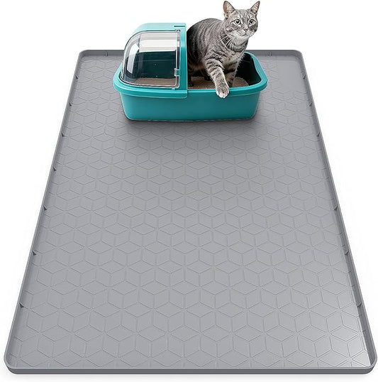 Cat Litter Mat, Silicone Cat Litter Box Mat by Unknown