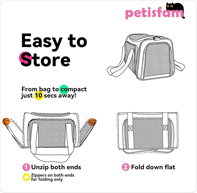 Soft Pet Carrier for Medium Cats and Small Dogs - Image 7