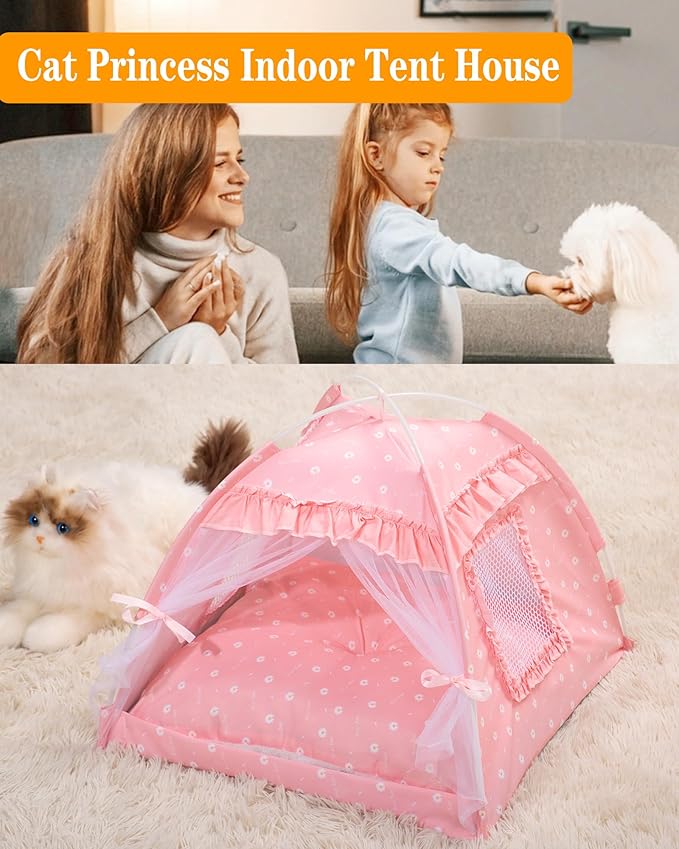 Cat Princess Bed Tent House - Image 3