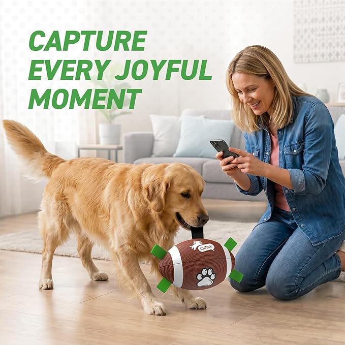 QDAN Dog Toys Football, Interactive Dog Toys - Image 4
