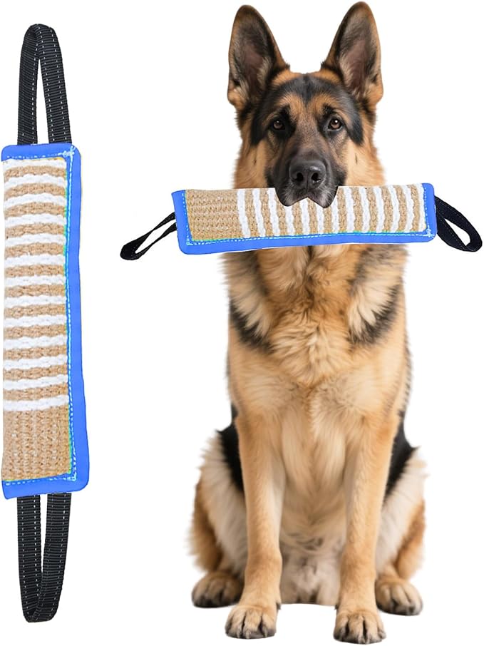 Clysoru Squeaky Tug Toy for Dogs Jute by Clysoru