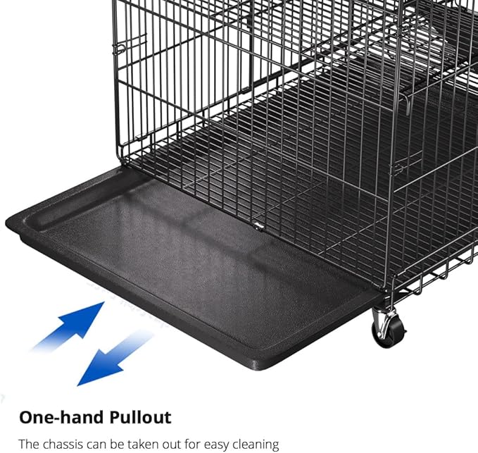 PawGiant 4-Tier Large Cat Cage Playpen, 51-inch Indoor/Outdoor Enclosure - Image 5