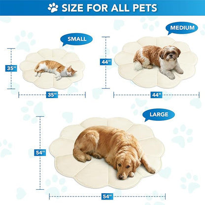PetAmi Dog Cooling Mat, Flower Shape, Pet Pad - Image 7