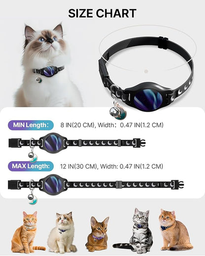 Cat Collar with Airtag Holder, Breakaway Airtag Cat Collar - Image 6