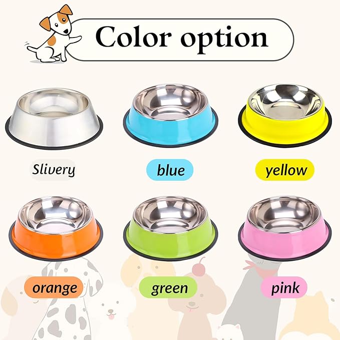Customized Dog Cat Bowl with Name, BUGMKCS Personalized Steel-stanless Puppy - Image 4