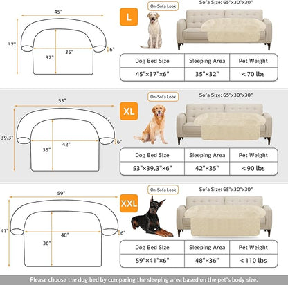 Calming Dog Bed Fluffy Plush Dog Mat - Image 5