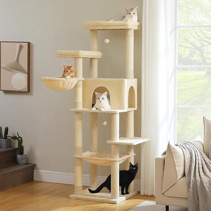 PAWZ Road Large Cat Tree, 73 Inches Tall Cat Tower - Image 7