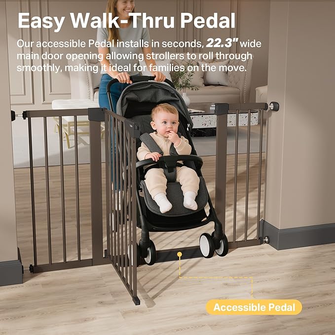 Cumbor 29.7–51.5" Extra Wide Baby Gate - Image 9