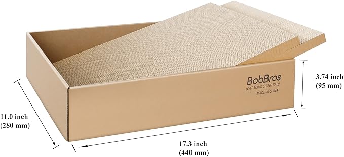 5 Packs in 1 XL Cat Scratcher, Cat Scratching Pad, Double Sided Cardboard Cat - Image 4