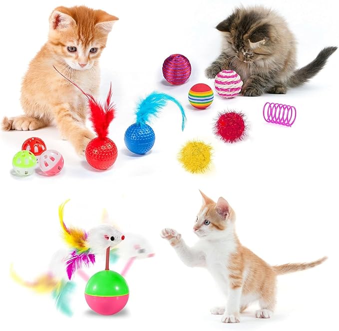 AILUKI 35 PCS Cat Toys Kitten Toys Assortments, Variety Catnip Toy Set - Image 4
