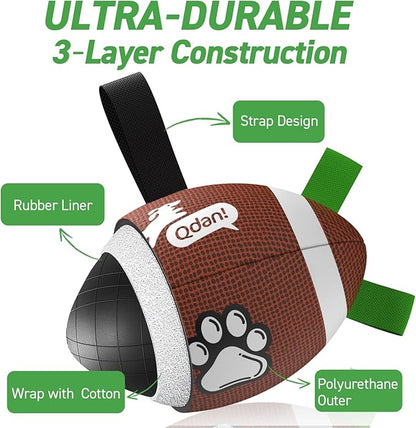 QDAN Dog Toys Football, Interactive Dog Toys - Image 6