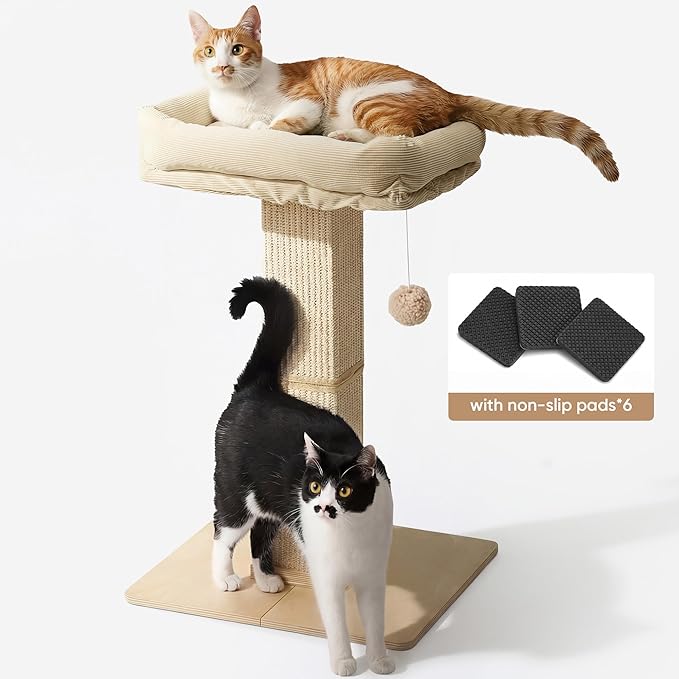 FUKUMARU Cat Scratching Post, Modern Style Tall Scratch Posts - Image 8