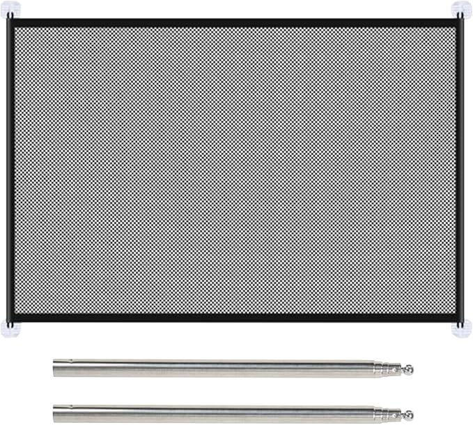 Portable Safety Fence – Foldable Pet Barrier, Punch Free Dog Net | Indoor Home - Image 7