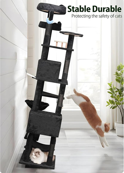 Meecal 79inch Giant Cat Tree for Heavy Duty Big Cats, Cat Condo - Image 7