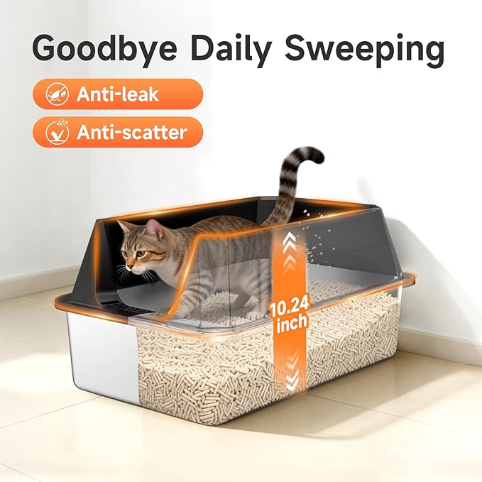 Stainless Steel Litter Box - Image 6