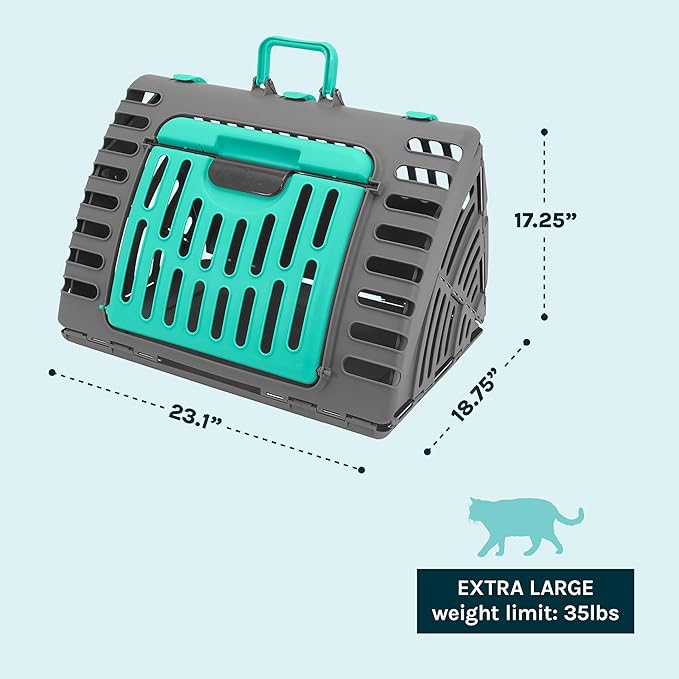 SportPet X-Large Hard-Sided Travel Cat Carrier - Image 3