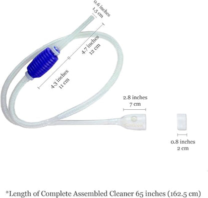 SunGrow Aquarium Fish Tank Gravel Cleaner Vacuum, Siphon Pump Aquarium Water - Image 7