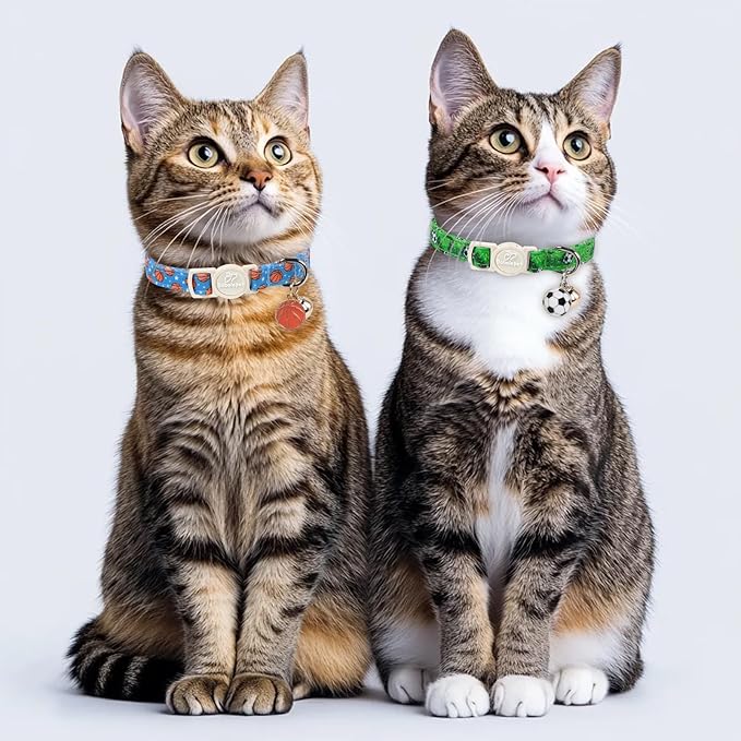 2 Pack Boy Cat Collars - Image 2