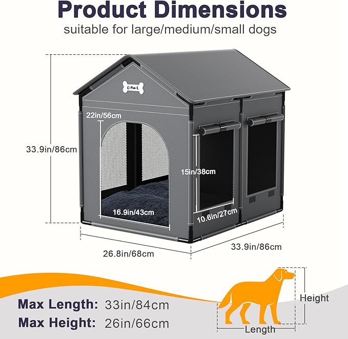 Extra Large Dog House Indoor - Image 2