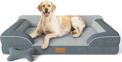 CWAWZ Jumbo Dog Bed for Extra Large Dogs, Orthopedic Dog Bed by CWAWZ