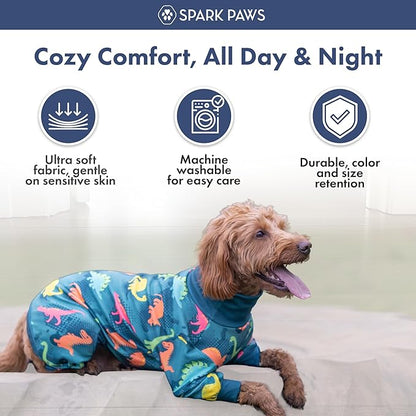 Spark Paws Dog Pajama, Dog Recovery Suit Male, Ultra-Soft and 4-Way Stretch - Image 4