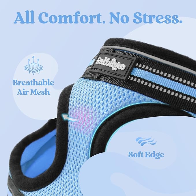 rabbitgoo Cat Harness and Leash, Step-in Escape Proof Kitten Harness Set - Image 7