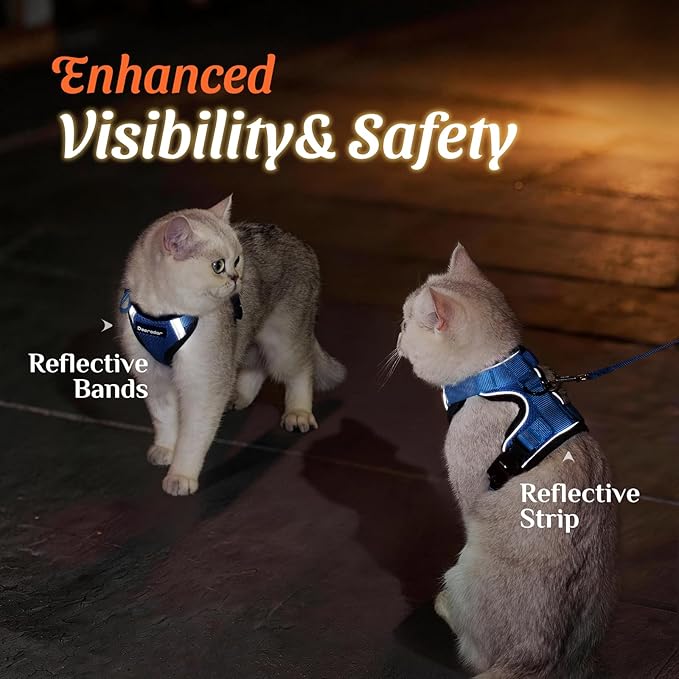 Dooradar Cat Harness and Leash Set, Escape Proof Soft - Image 6