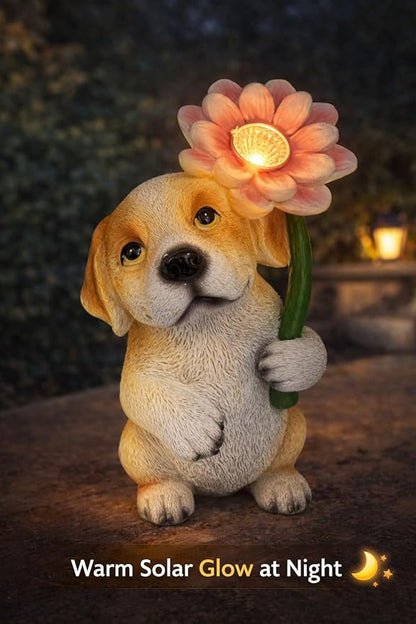 GoGnome Solar Dog Garden Statue - Image 7