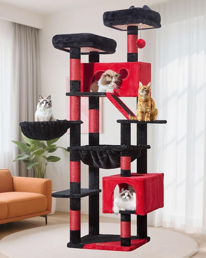 Taoqimiao Gothic Cat Tree 71-Inch, Cat Tower by Taoqimiao