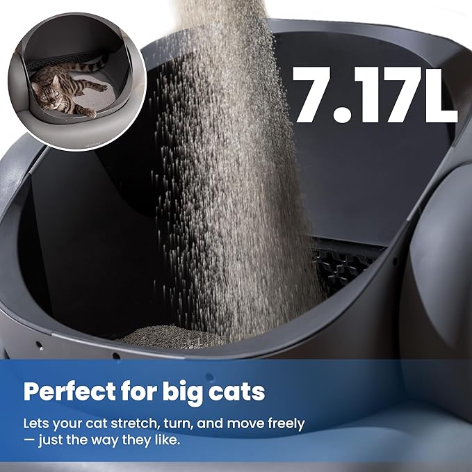 Neakasa M1 Plus Open-Top Self-Cleaning Cat Litter Box, 360° Safety Sensors - Image 5